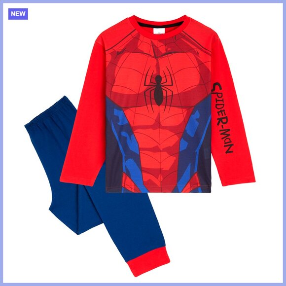 Polyester Pajama Set for Boys Teens Comfy Sleepwear Lounge Wear